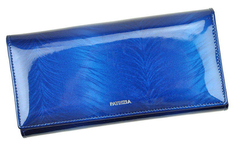 Detail produktu Modrá kartová kožená peňaženka Patrizia 